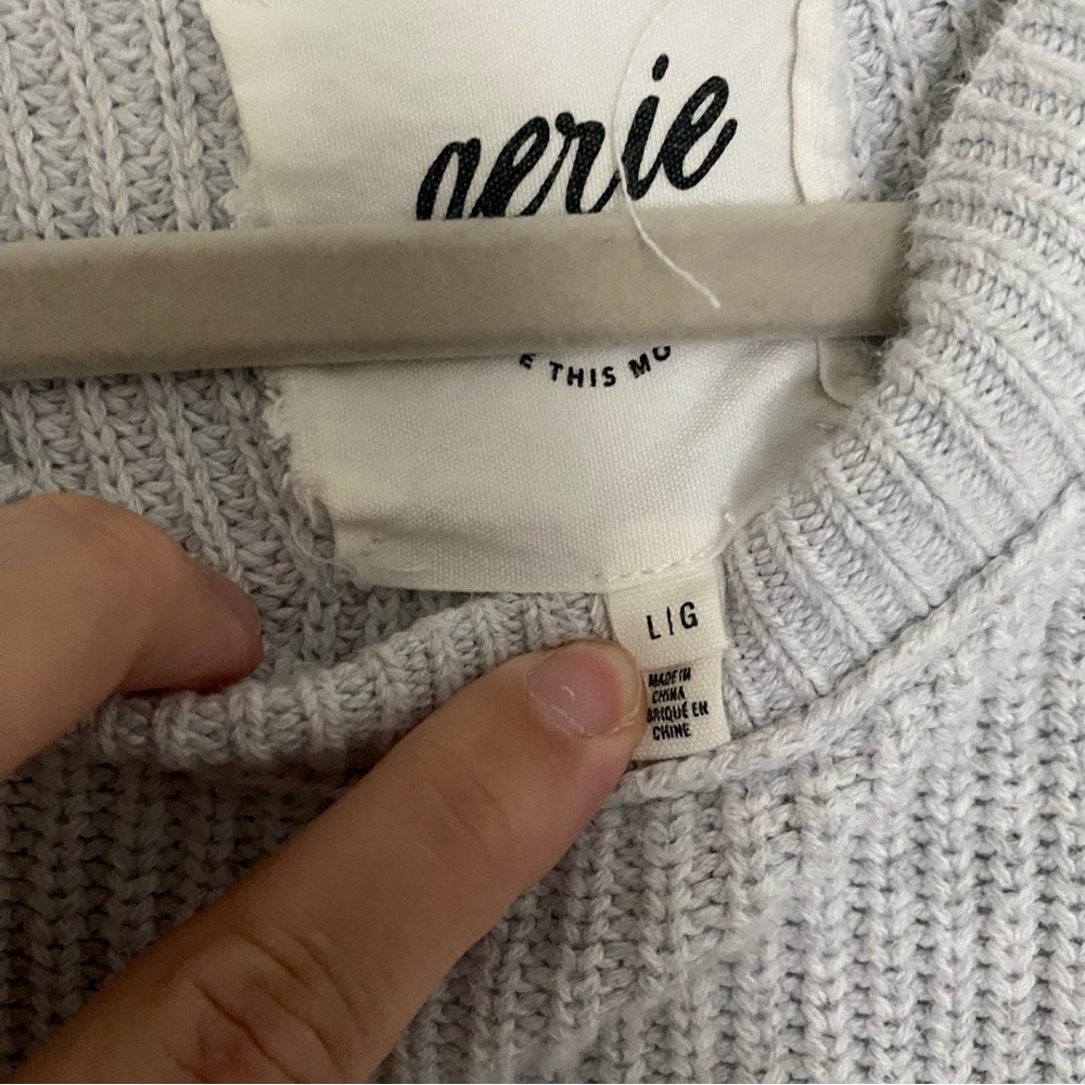 Aerie oversized Gray Sweater - Picture 2 of 3